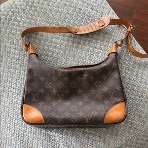 Louis Vuitton Boulogne Brown Monogram Shoulder Bag